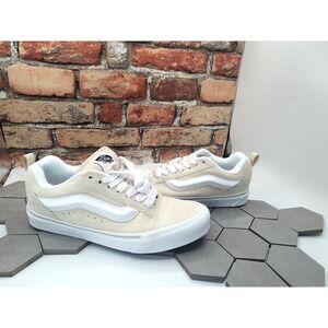 Vans Knu Skool Pig Suede Oatmeal Cream White Chunky Skate Shoes 2024 Men Sz 11.5